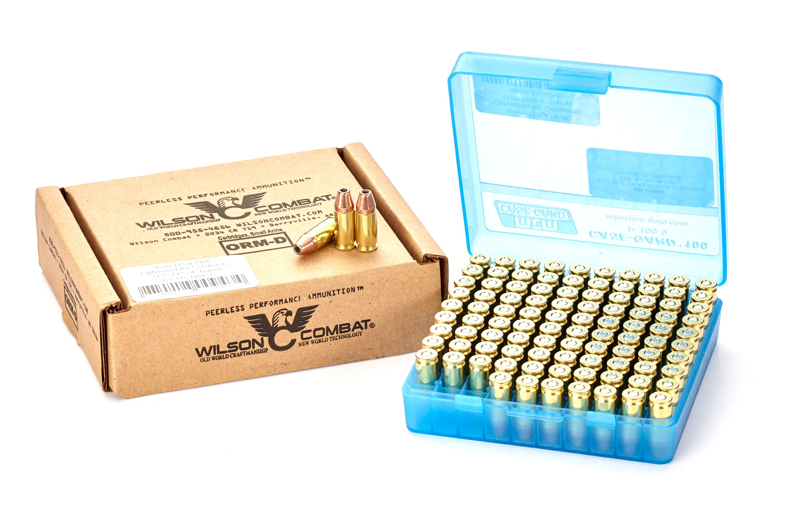 Wilson Combat Hornady HAP Bill Wilson Signature Match 9mm Luger 115 Grain Grain Brass Cased Pistol Ammunition
