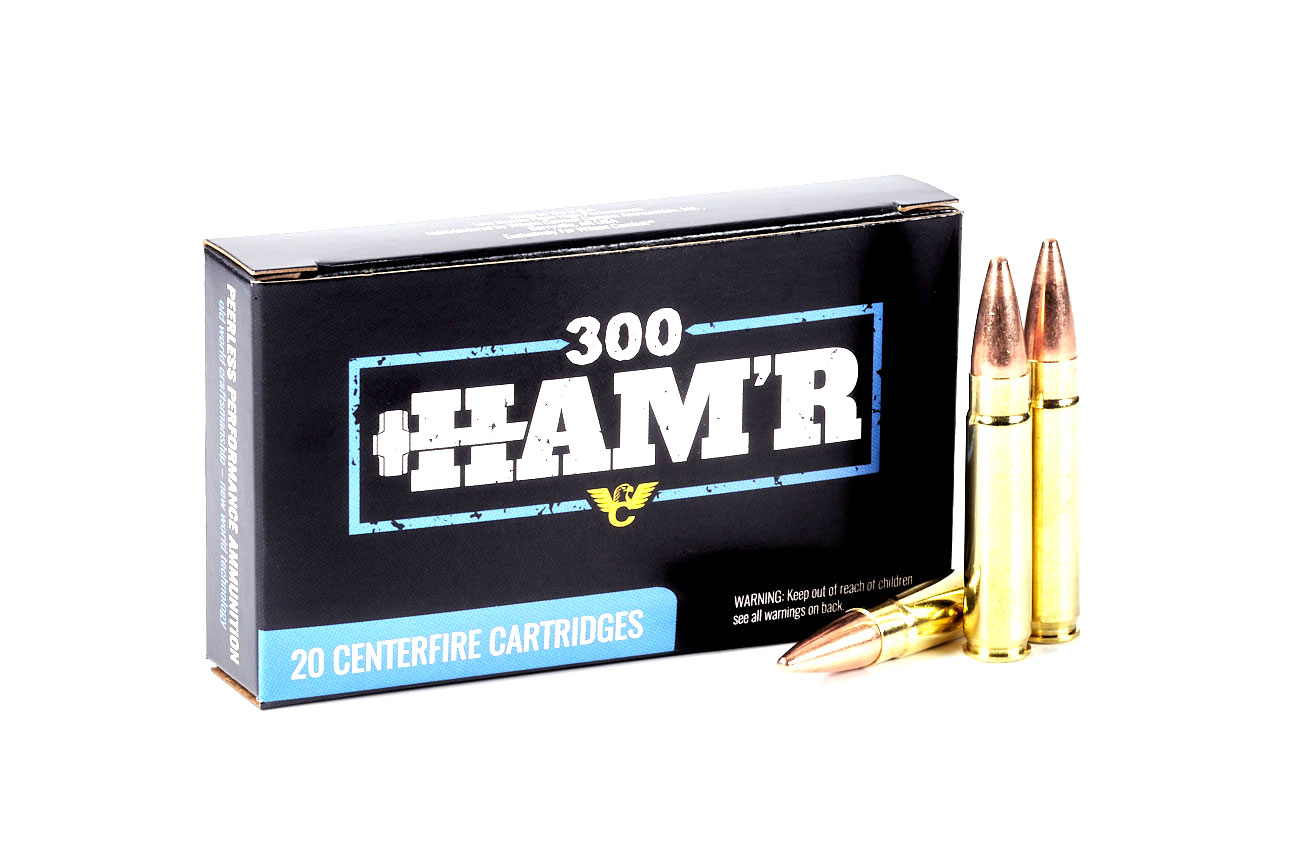 Wilson Combat Hornady FMJ 300 HAM'R 125 Grain Brass Cased Rifle Ammunition