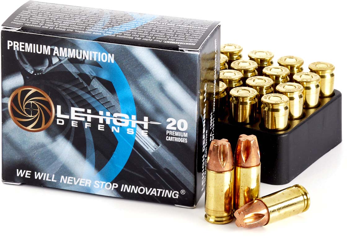 Lehigh Defense Xtreme Penetrator 9mm Luger 115 Grain Fluid Transfer Monolithic Brass Cased Centerfire Pistol Ammunition