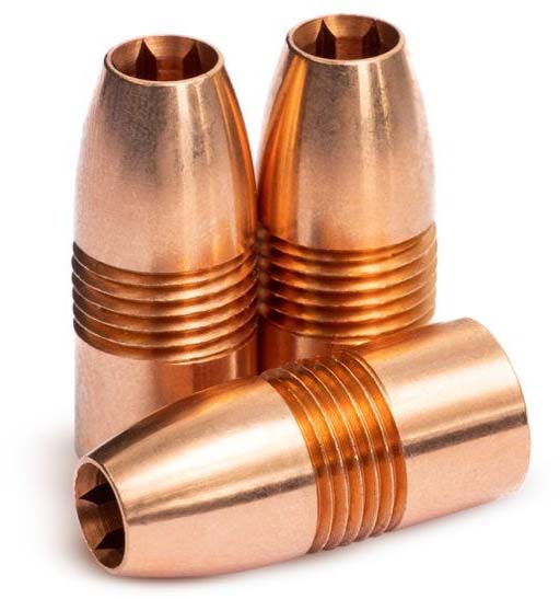 Lehigh Defense Controlled Fracturing Pistol Bullets, .458 Caliber, 240 grain, Hollow Point Frangible