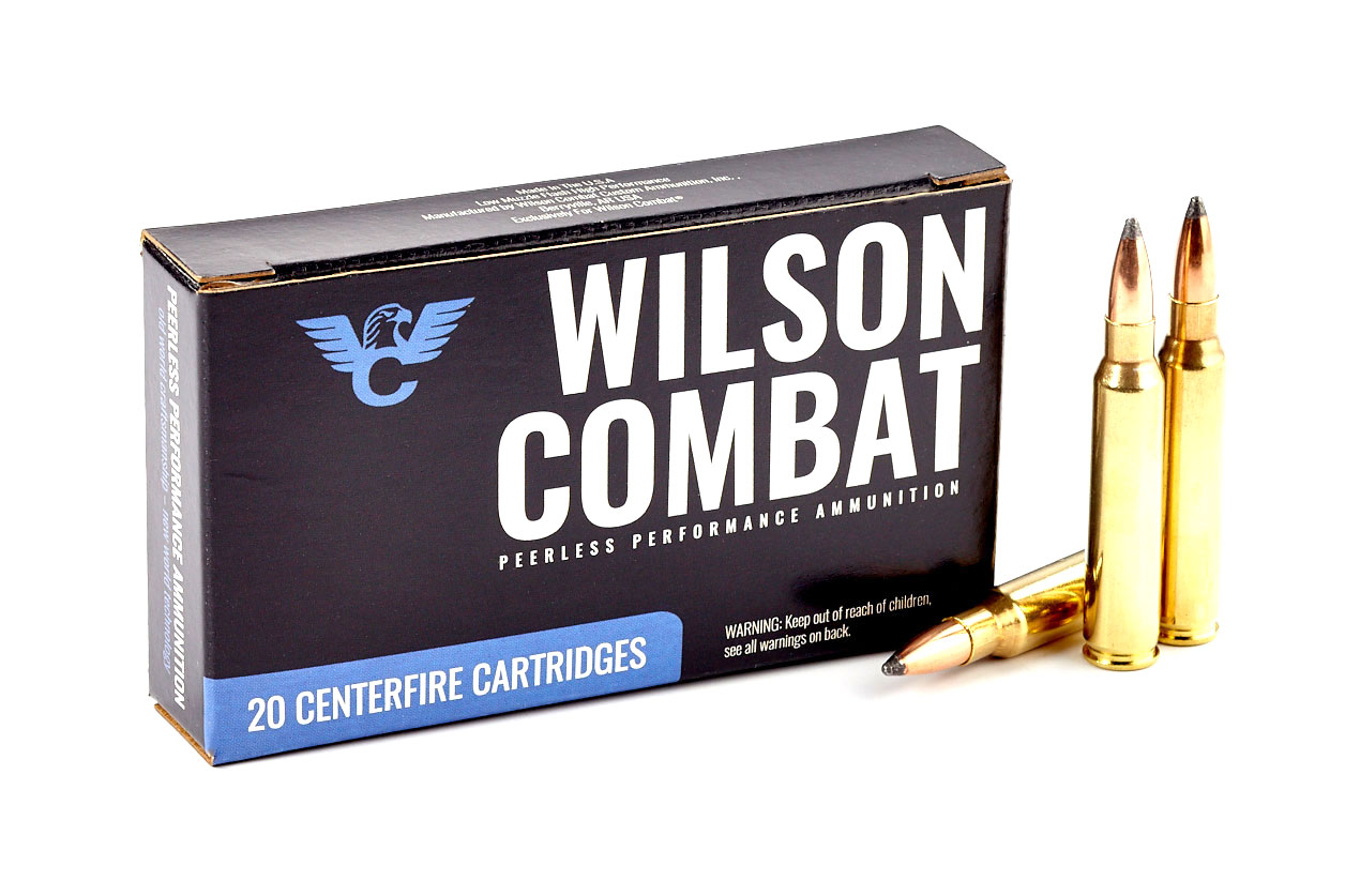 Wilson Combat Sierra .223 Remington 65 Grain Gameking Spitzer Boat Tail Brass Cased Rifle Ammunition