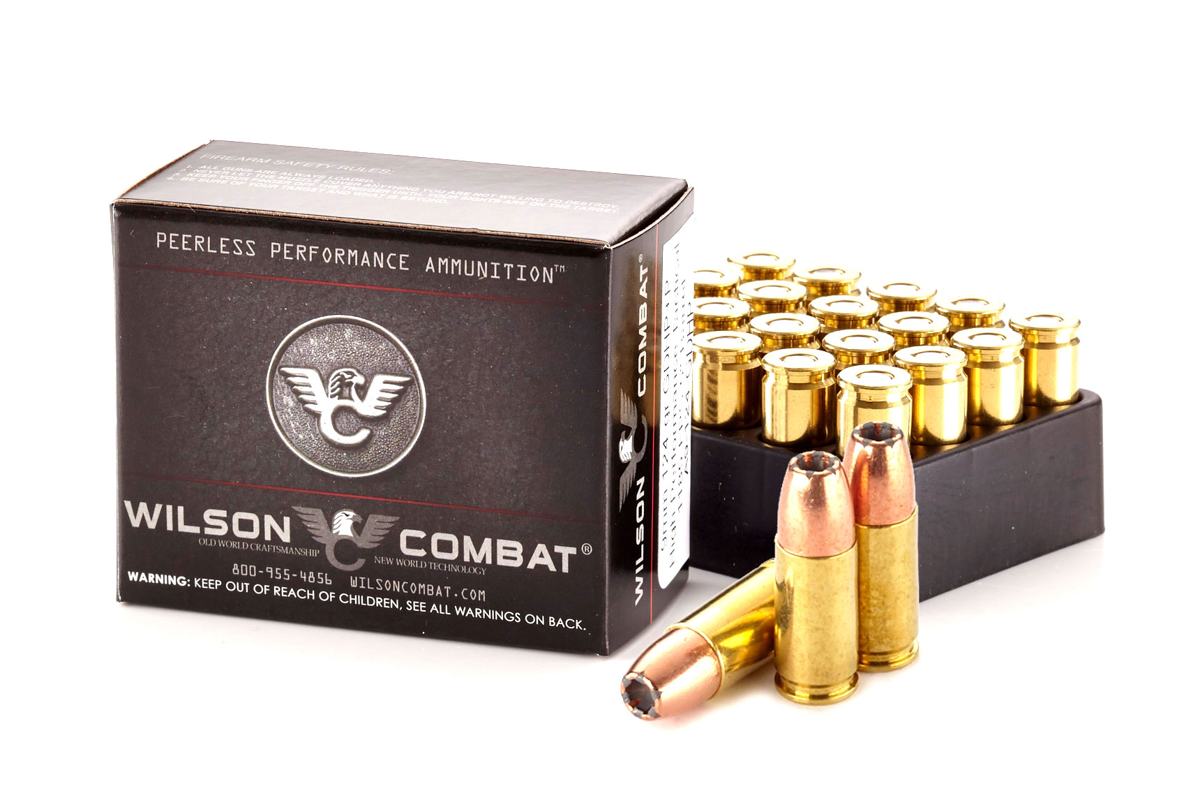 Wilson Combat Speer Gold Dot 9mm Luger +P 124 Hollow Point Grain Brass Cased Pistol Ammunition