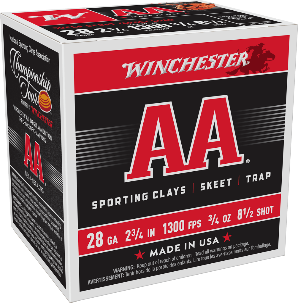 Winchester AA 28 Gauge 3/4 oz 2.75" 1300 ft/s Shotgun Ammunition