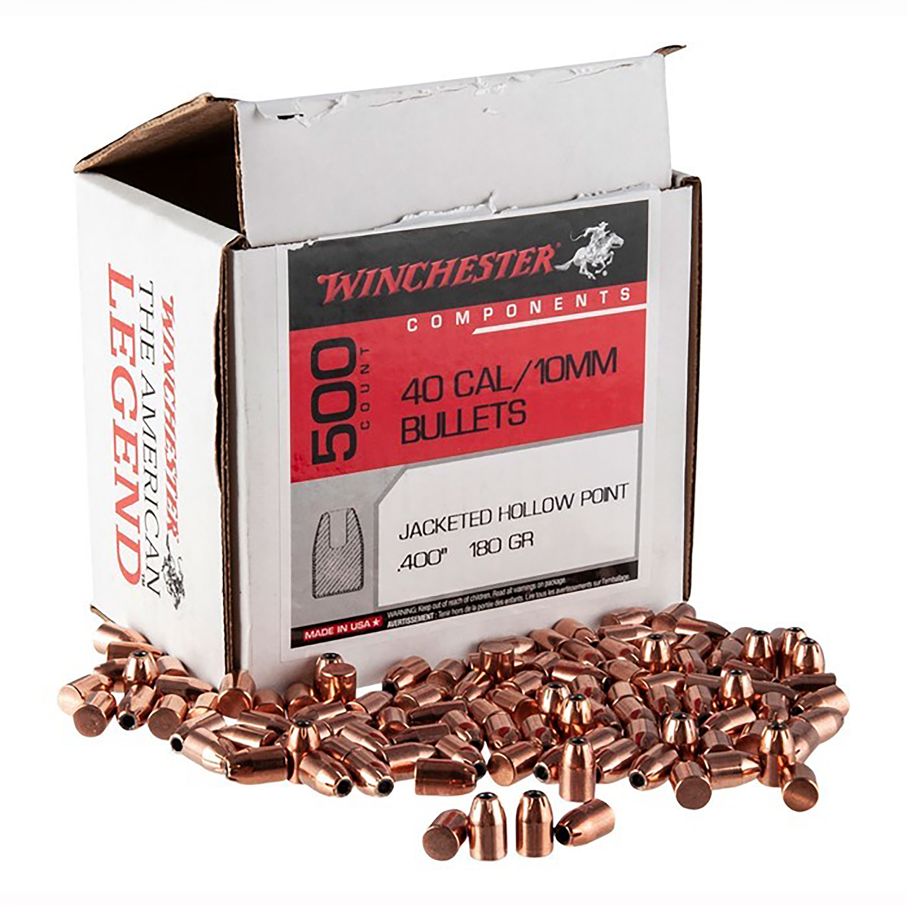 Winchester Ammo Centerfire Handgun Reloading 40 S&W .400 180 Gr