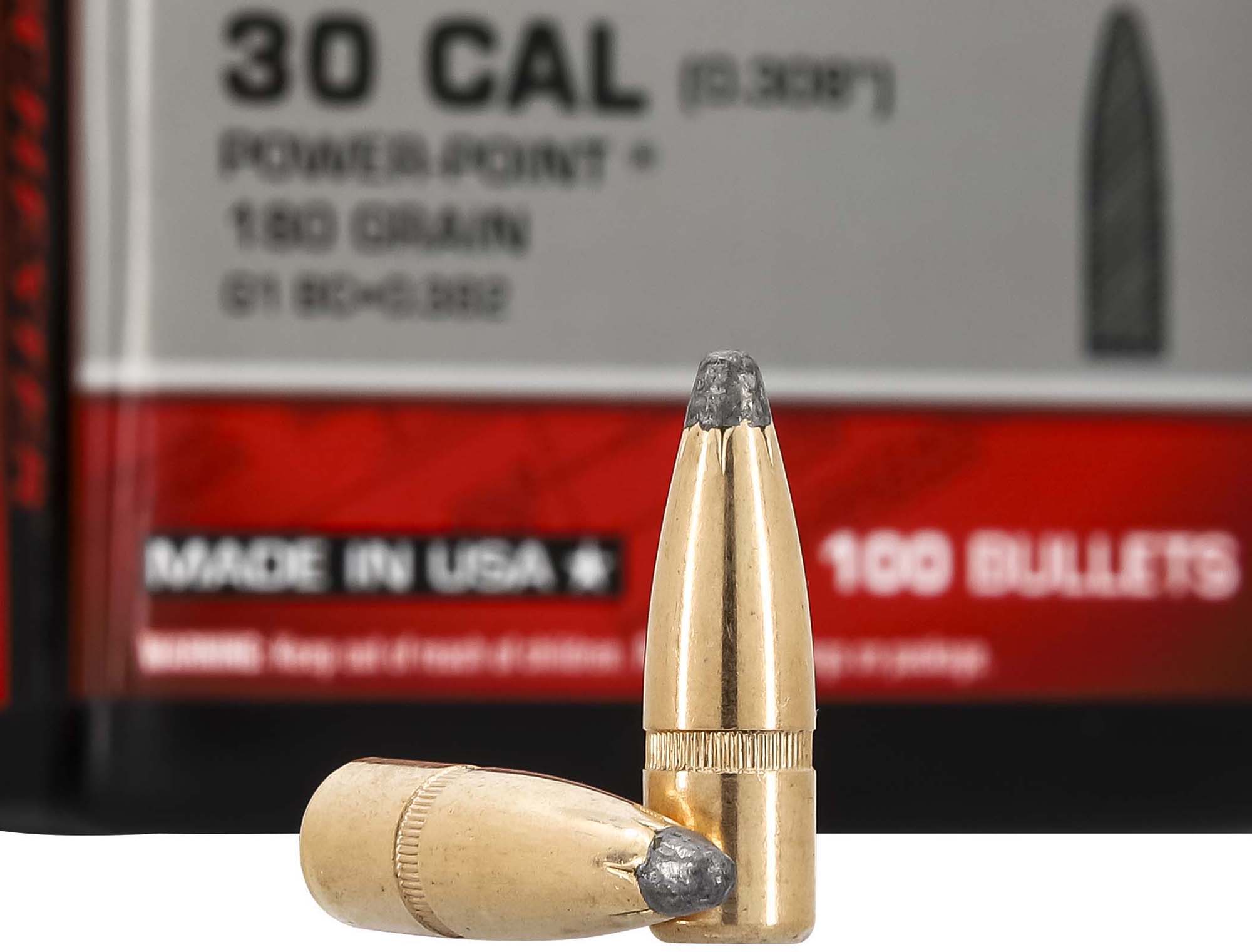 Winchester Ammo Centerfire Rifle Reloading 308 Win .308 180 Gr Power-Point (PP) WB308P180X