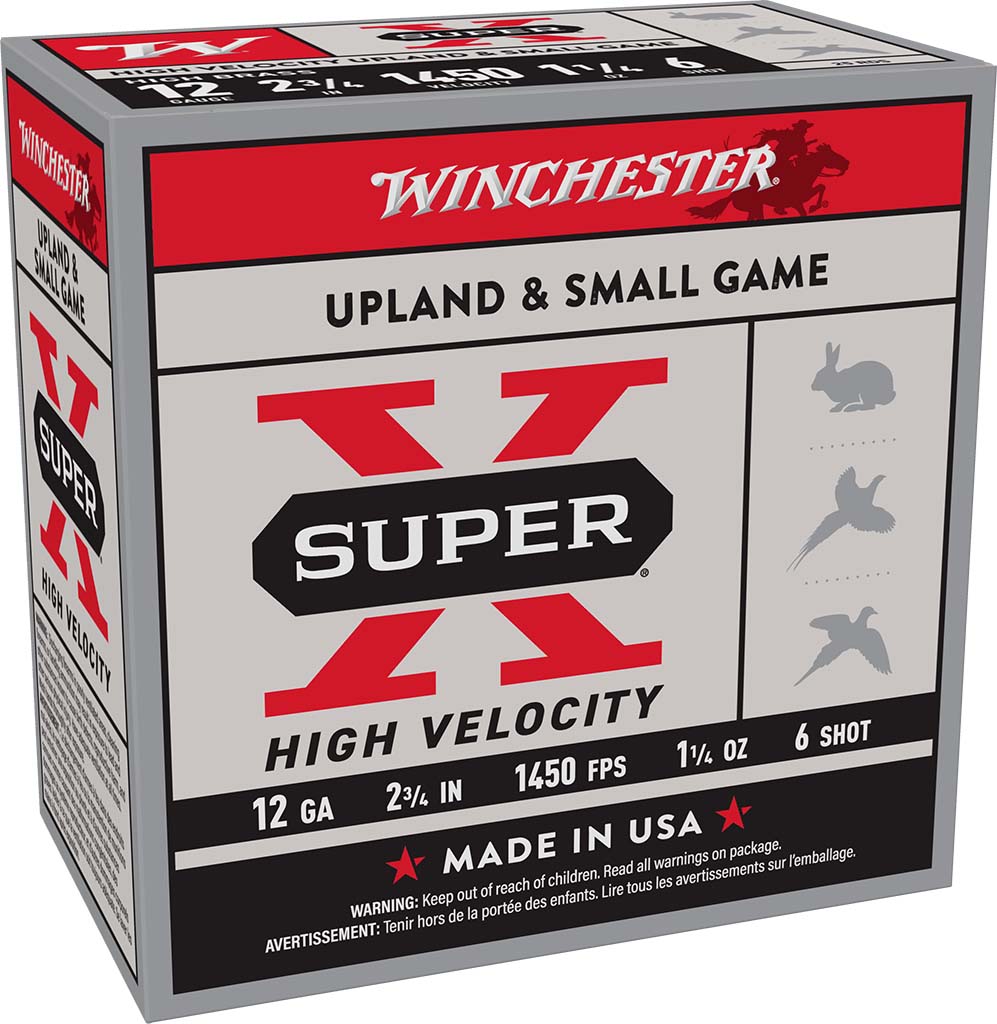 Winchester Super-X High Velocity 12 Gauge 2 3/4" 1 1/4 oz Shotgun Ammunition