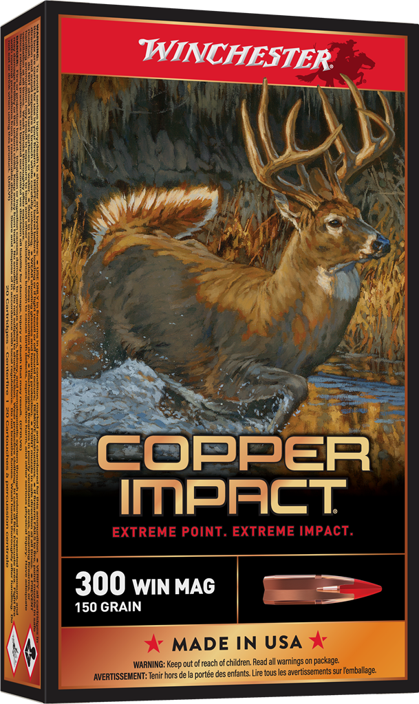 Winchester Deer Season XP Copper Impact .300 Winchester 150 Grain Copper Extreme Point Centerfire Rifle Ammunition