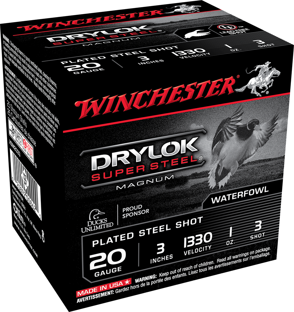 Winchester Drylok Super Steel 20 Gauge 1 oz 3" Shotgun Ammunition