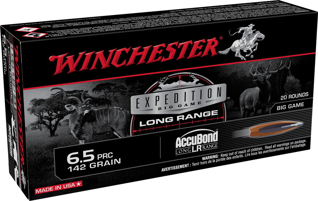 Winchester Expedition Big Game Long Range 6.5 PRC 142 Grain Accubond LR Rifle Ammunition