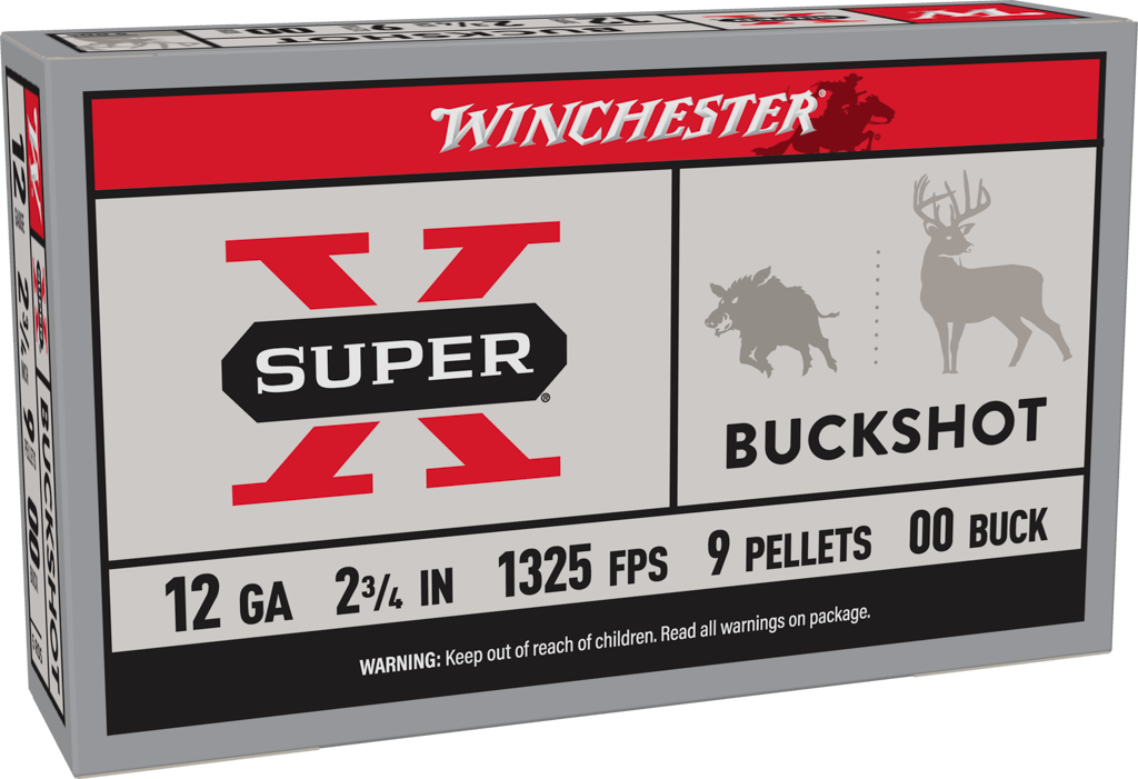 Winchester Super-X 12 Gauge 2.75in 00 Buck Centerfire Shotgun