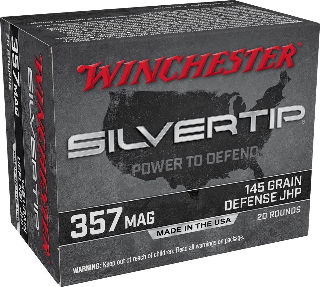 opplanet winchester super x handgun 357 magnum 145 grain silvertip jacketed hollow point centerfire pistol ammo 20 rounds w357st main