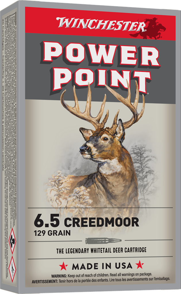 Winchester Super-X LINE EXTENSIONS 6.5 Creedmoor 129 grain Power-Point Centerfire Rifle Ammunition