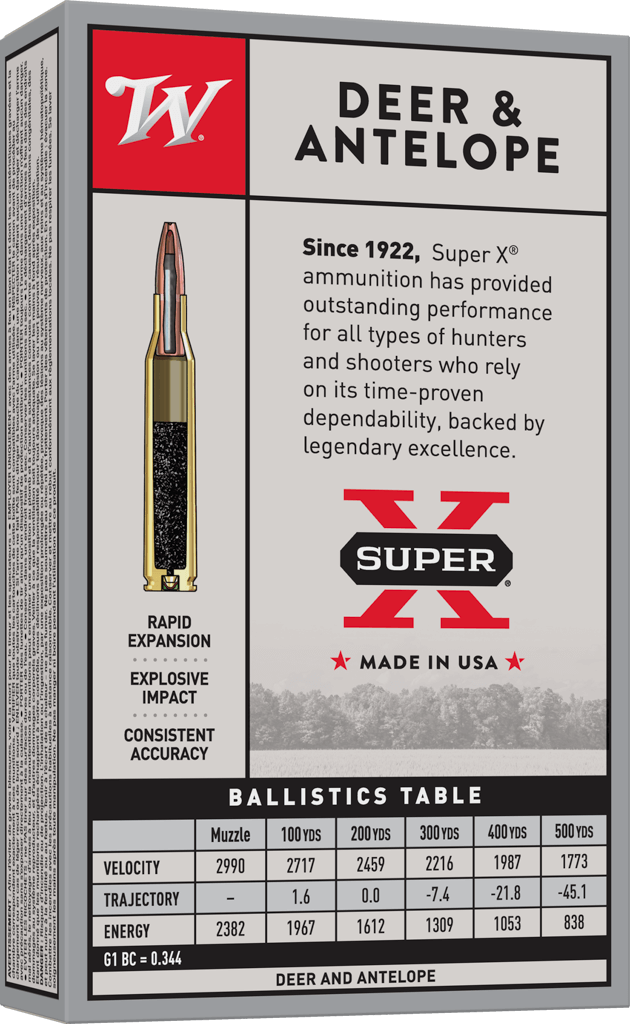 Winchester Super-X RIFLE .25-06 Remington 120 grain Positive Expanding Point Centerfire Rifle Ammunition