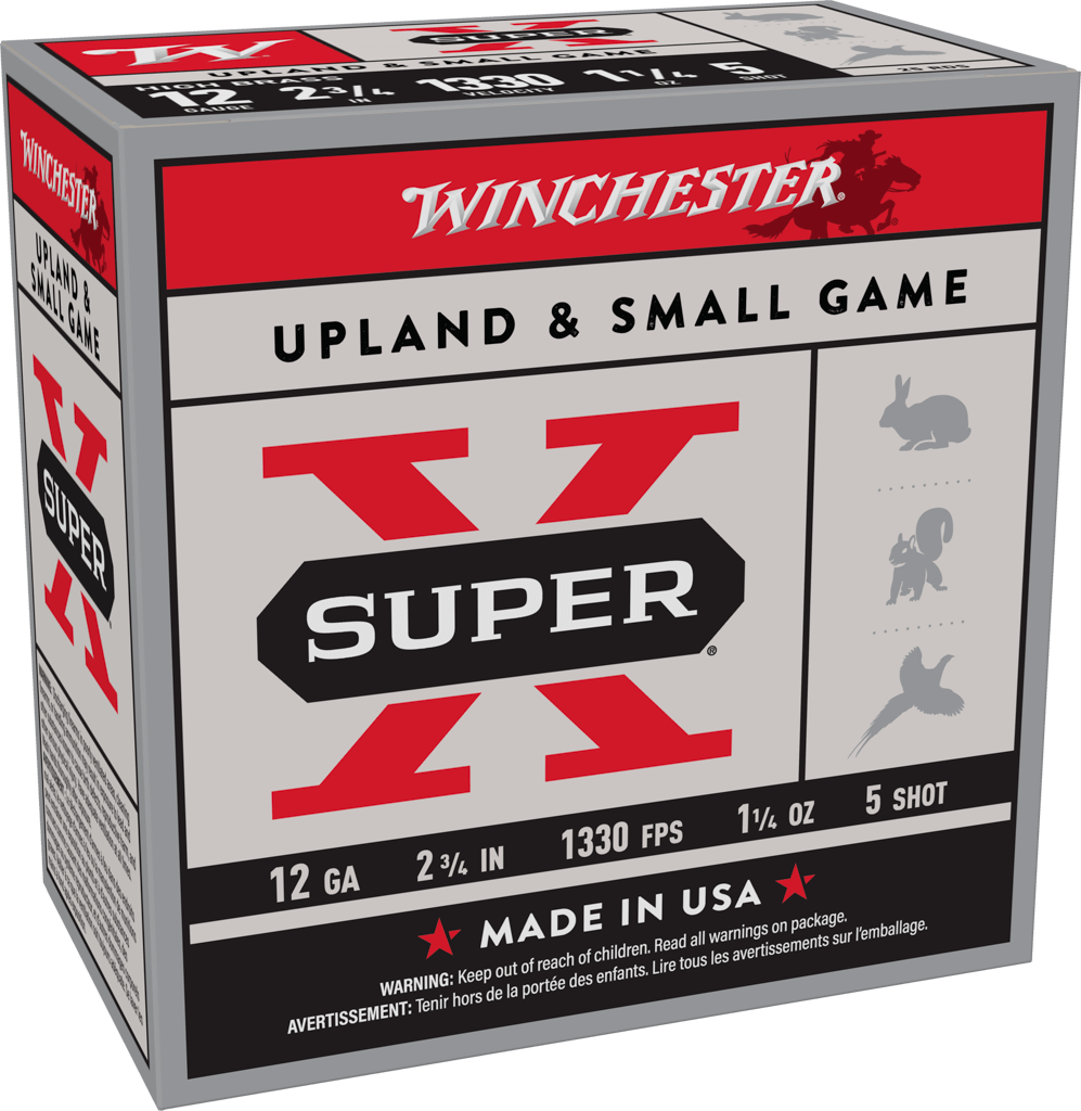 Winchester Super-X High-Brass Shotshells 12 ga 2-3/4 1-1/4 oz 1330 fps #8  - Shotgun Shells at  : 1029706855