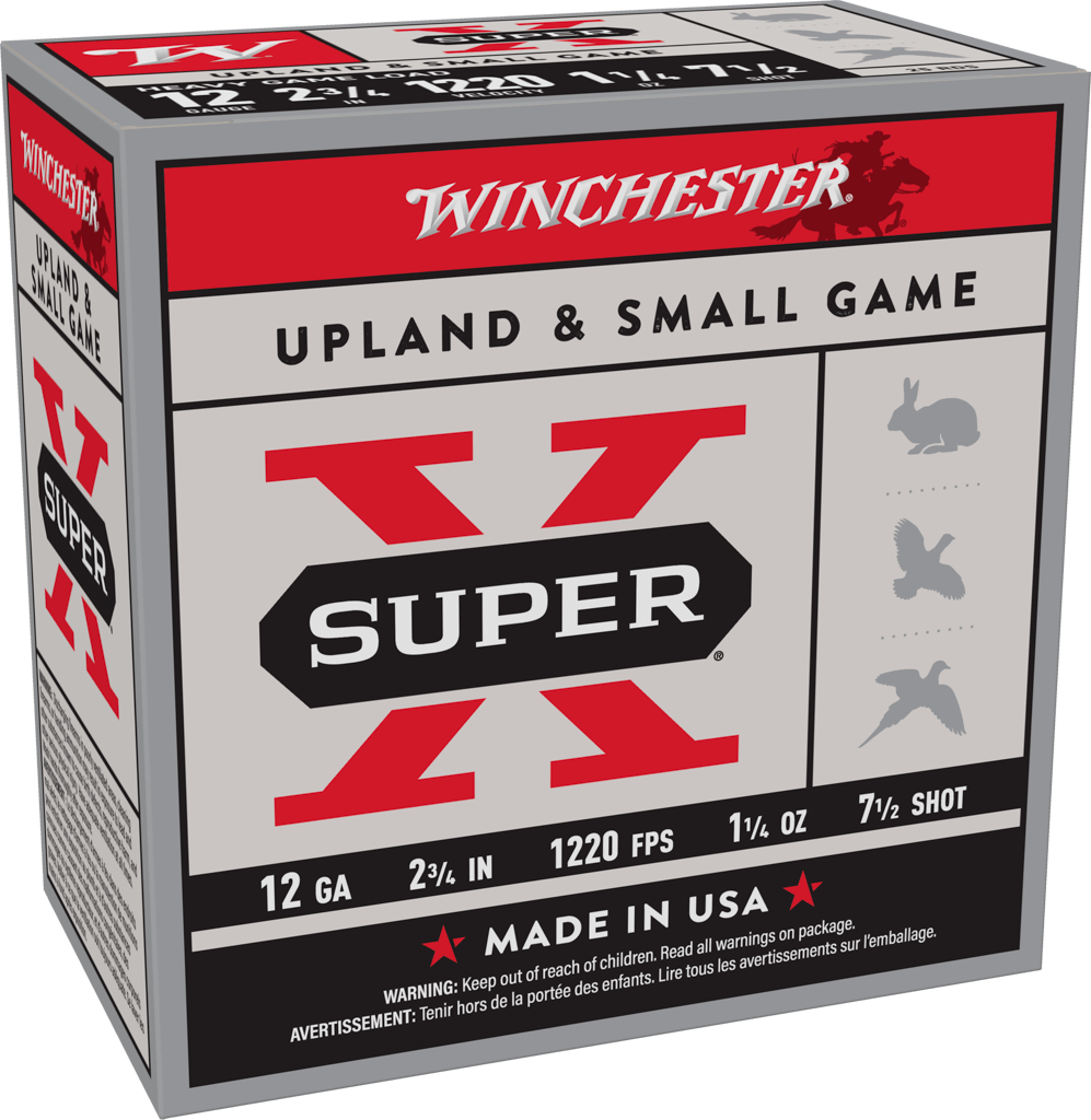 Winchester Super-X Shotshell 12 Gauge 1 1/4 oz 2.75" Shotgun Ammunition, 1220 ft/s