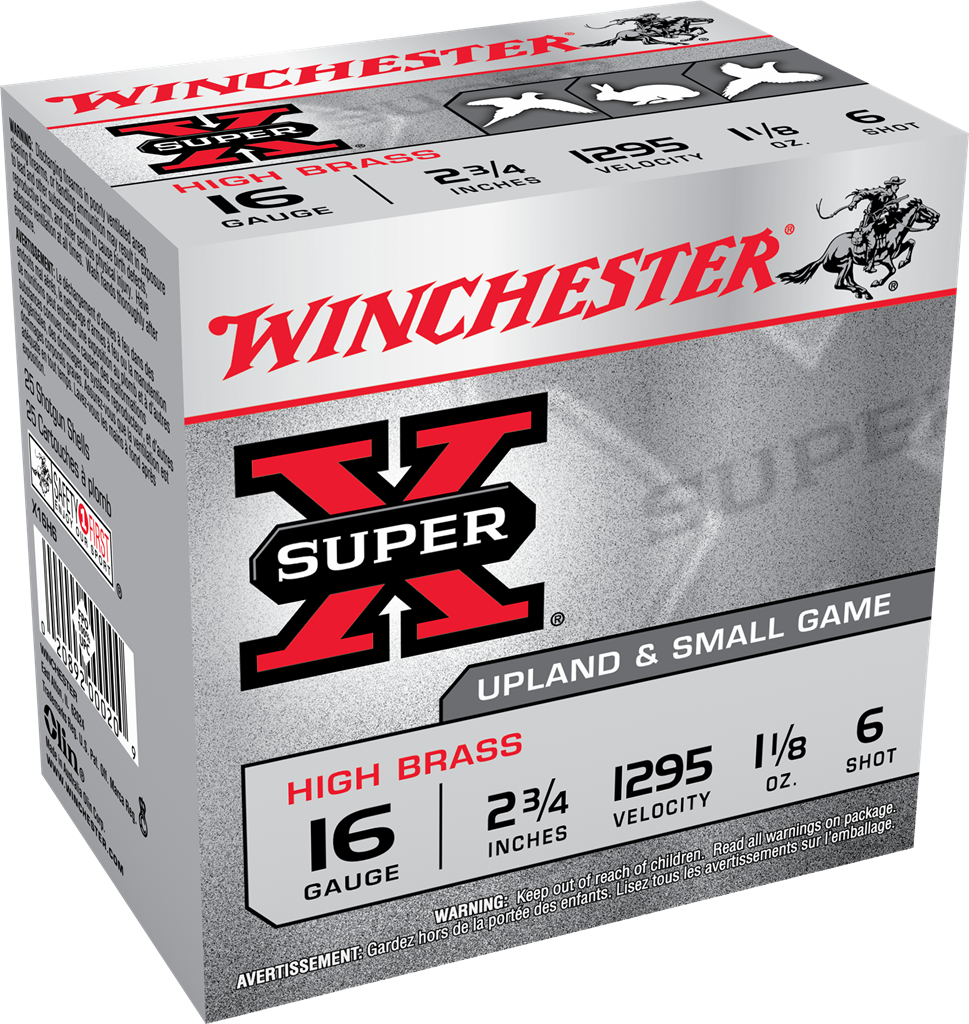 Winchester Super-X Shotshell 16 Gauge 1.12oz 2.75in Size 4 Centerfire Shotgun Buckshot Ammunition