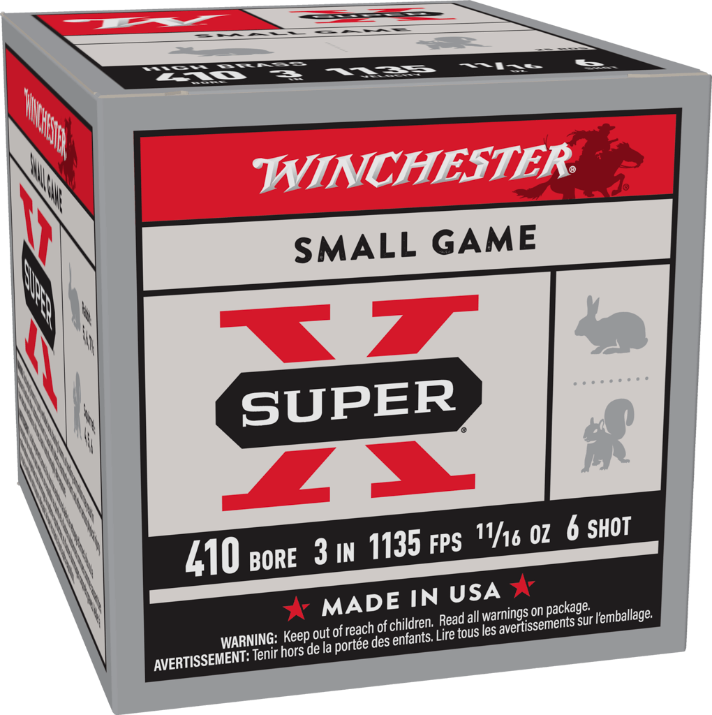 Winchester Super-X Shotshell 410 Bore 11/16 oz 3" Shotgun Ammunition