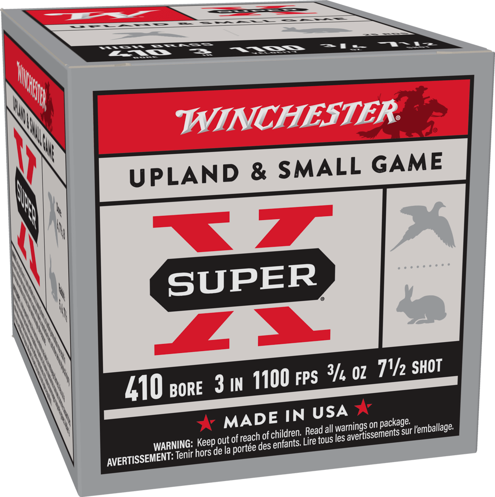 Winchester Super-X Shotshell 410 Bore 3/4 oz 3" Shotgun Ammunition