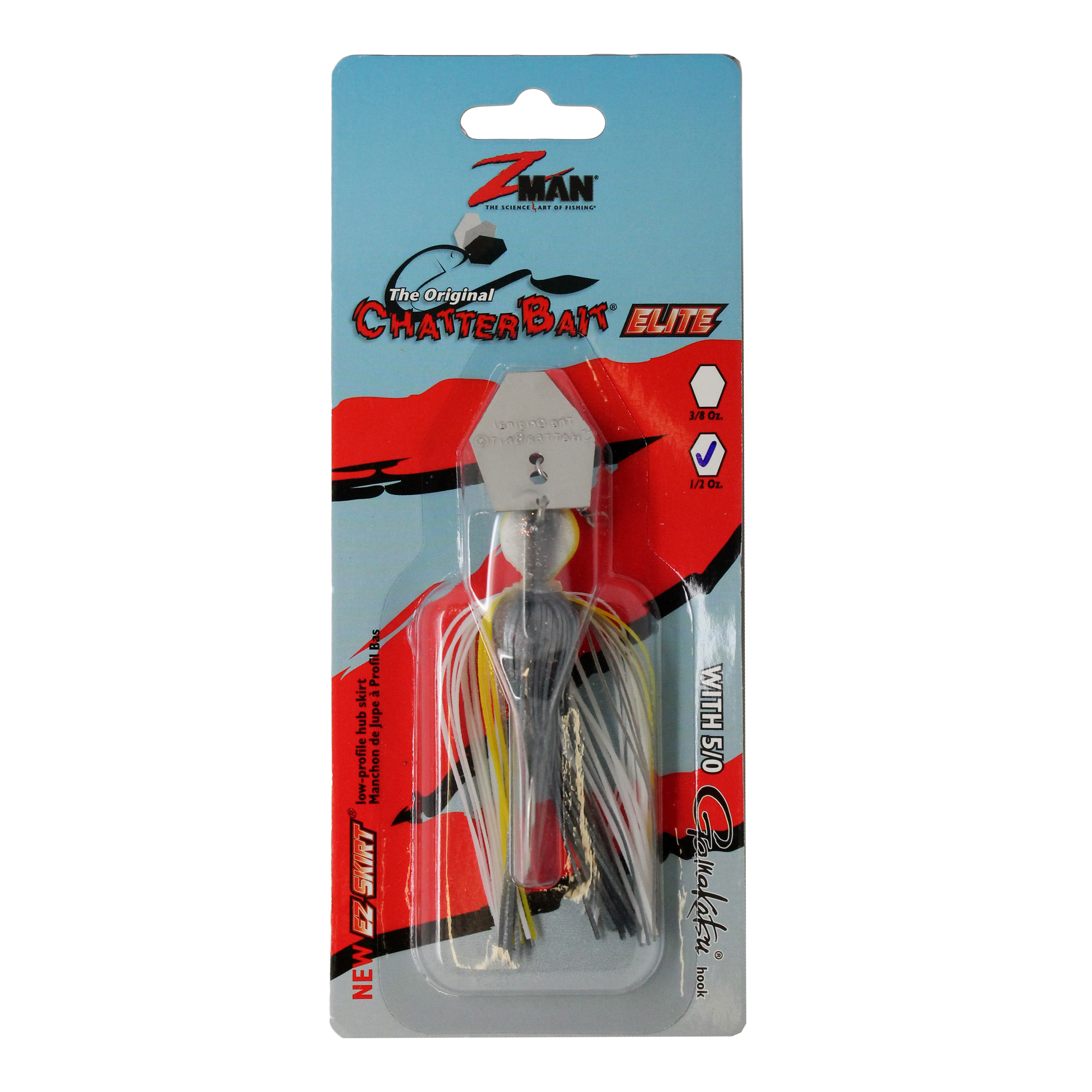 Z-Man CB-EL12-11 Original Chatterbait Elite Bladed Swim Jig, 1/2