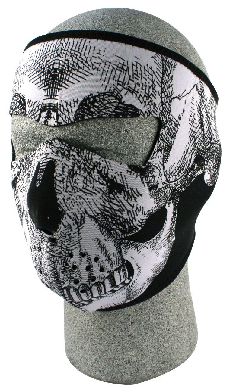 Zanheadgear WNFM083 Neoprene Full Face Mask Ancient Skull 