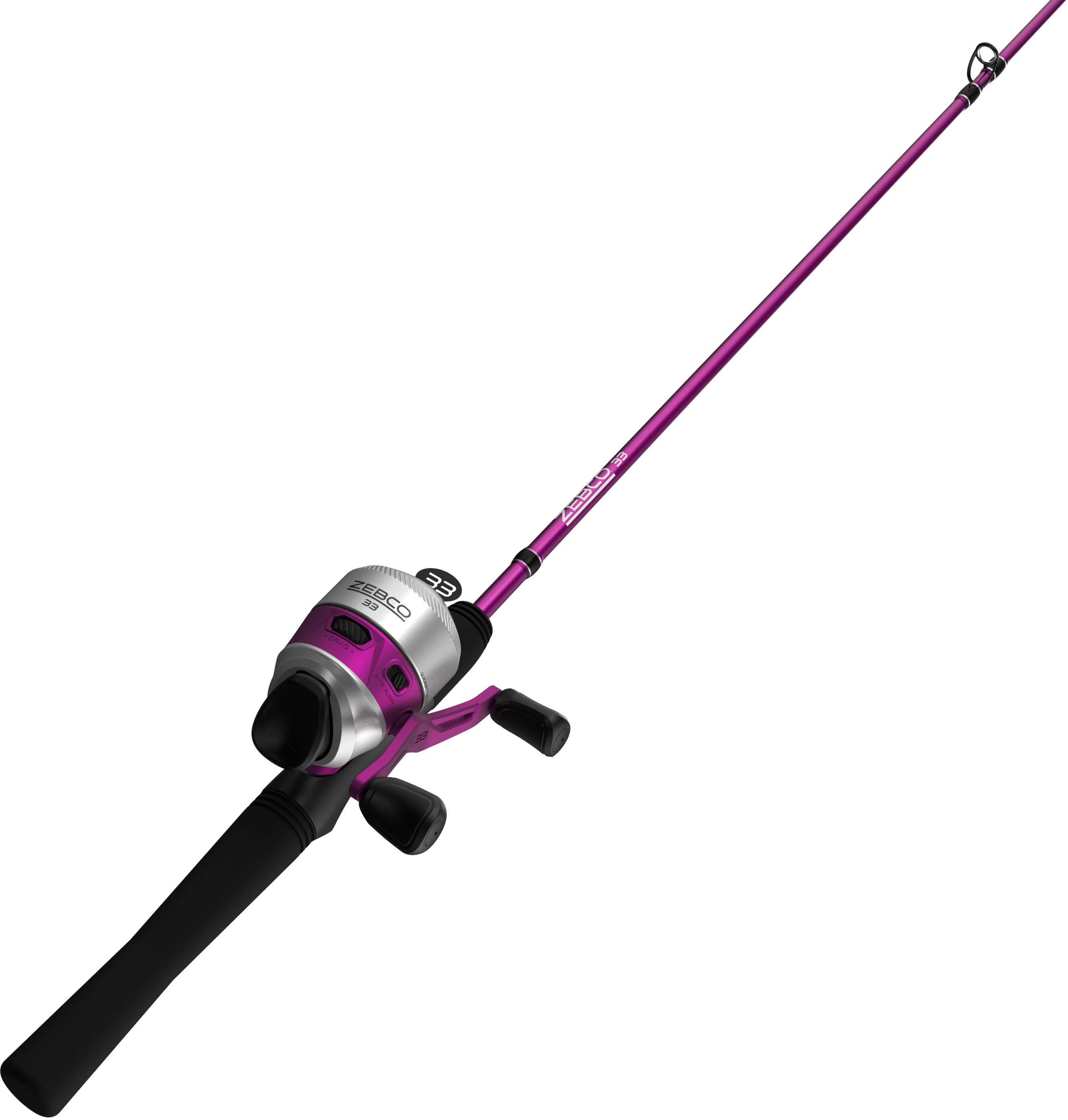 Zebco 33 Lady Spincast Combo  20% Off Free Shipping over $49!