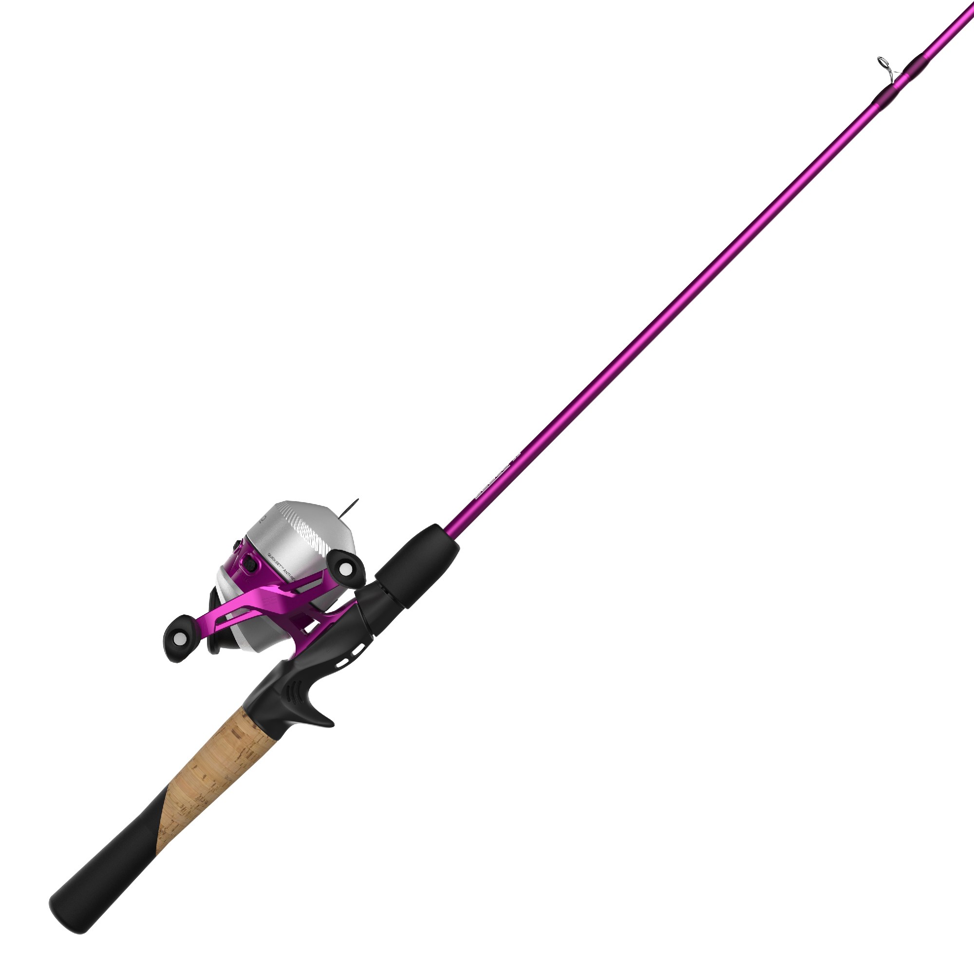 33 Micro UL Rod & Reel Fishing Combo, Cork Handle, Fiberglass Pole