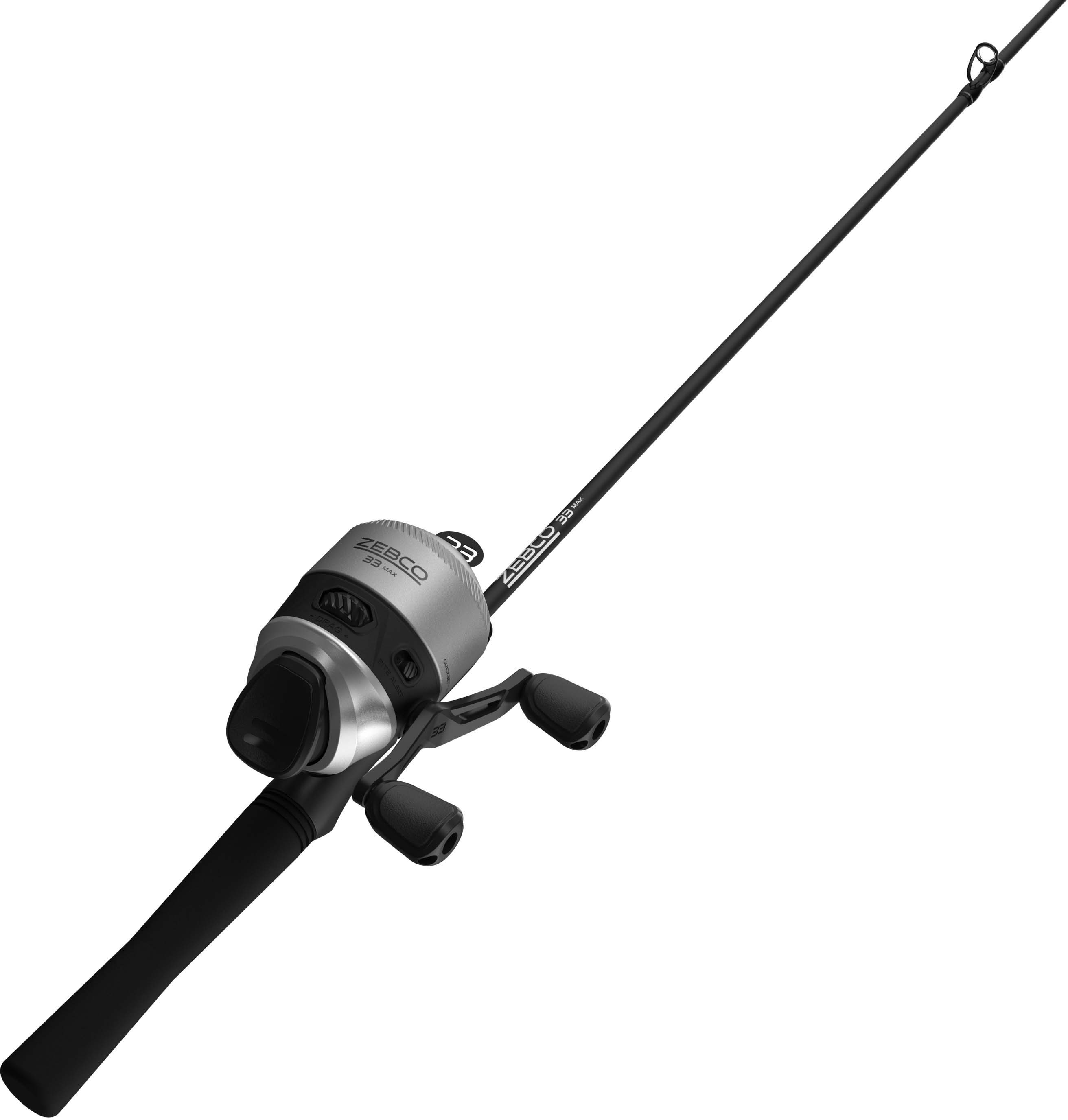 Zebco 33 Max Spincast Combo Rod  Up to 21% Off Free Shipping over $49!