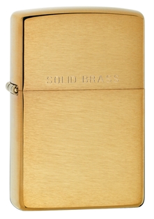 Zippo Classic Style Brushed Brass Lighter