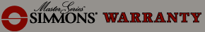 Simmons Master Series Warranty