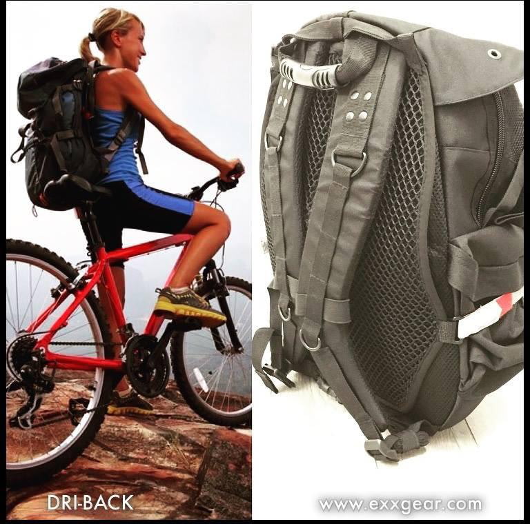 cycling backpack airflow