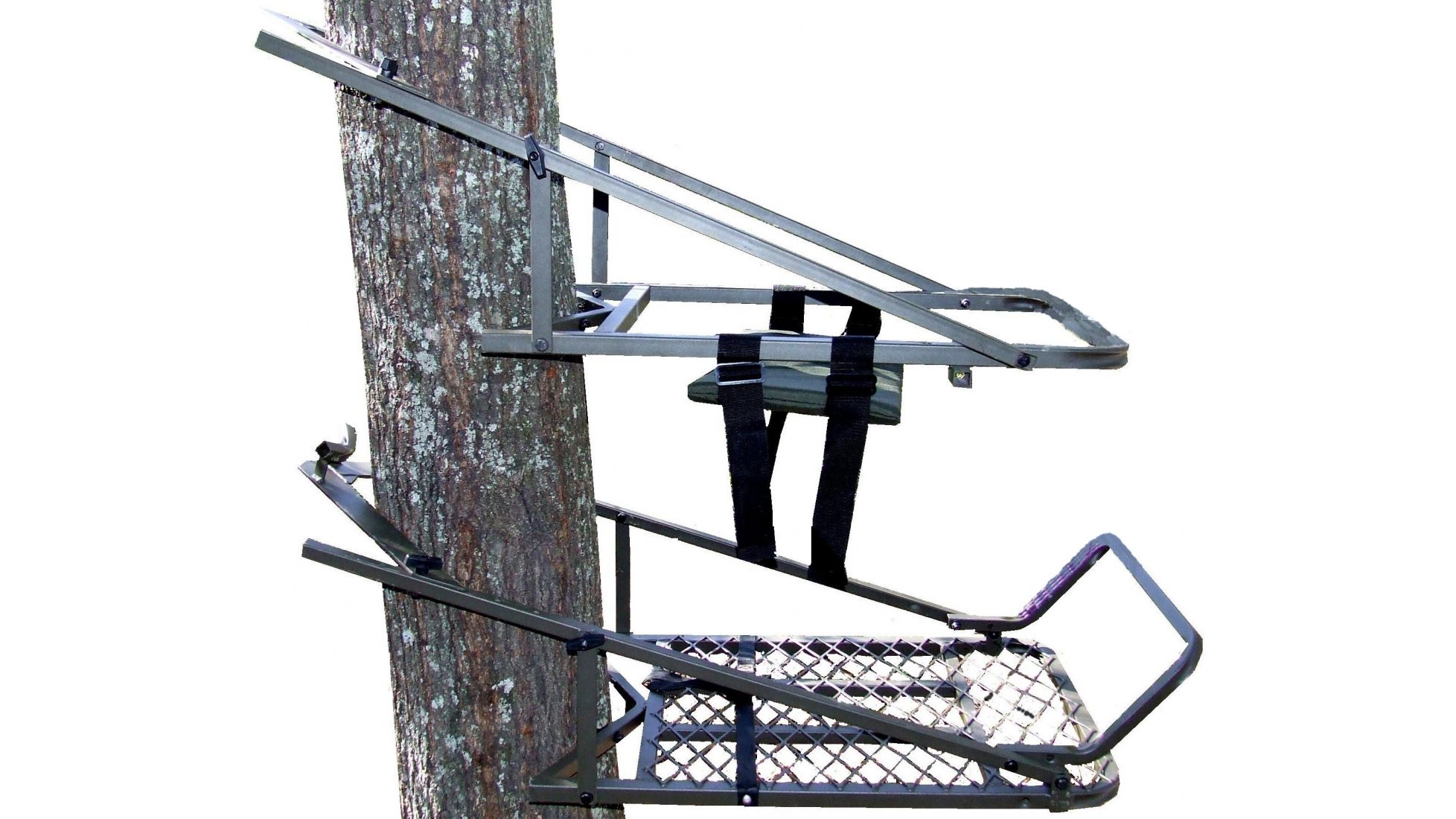 Amacker Outdoors Climb & Carry Game Cart/Climber Tree Stand Combo