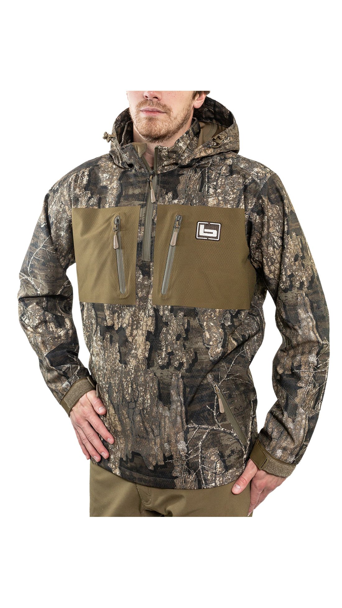 Banded 1/4 Zip Waterproof Hooded Pullover - Men's | w/ Free Shipping and Handling