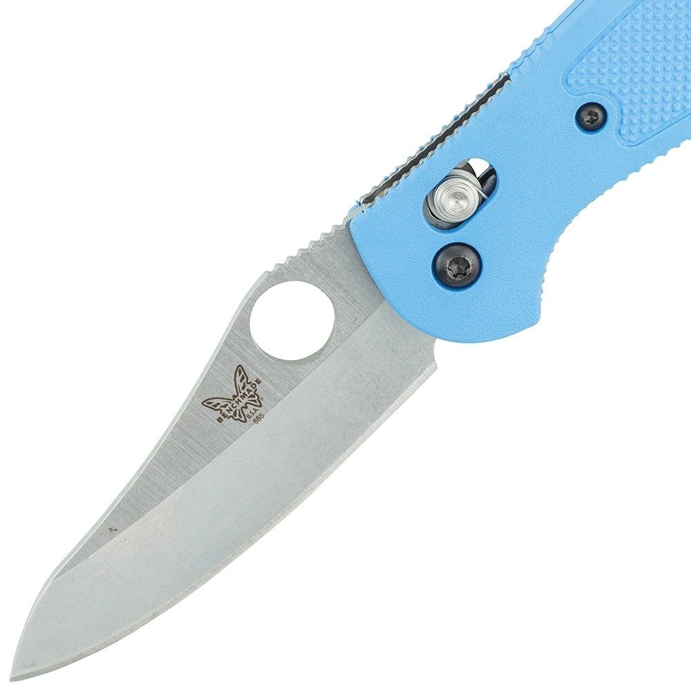 Benchmade 555HG Mini-Griptilian Folding Knife, Thumb-Hole Opener w/ 2. ...