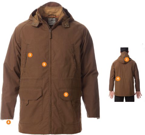 Beretta Waxed Cotton Anorak Jacket | 4 Star Rating Free Shipping over $49!