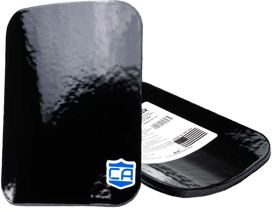 Caliber Armor AR550 III+ Steel Body Armor Side Plates, Two Plate Set