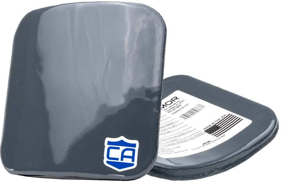 Caliber Armor AR550 III+ Steel Body Armor Side Plates, Two Plate Set