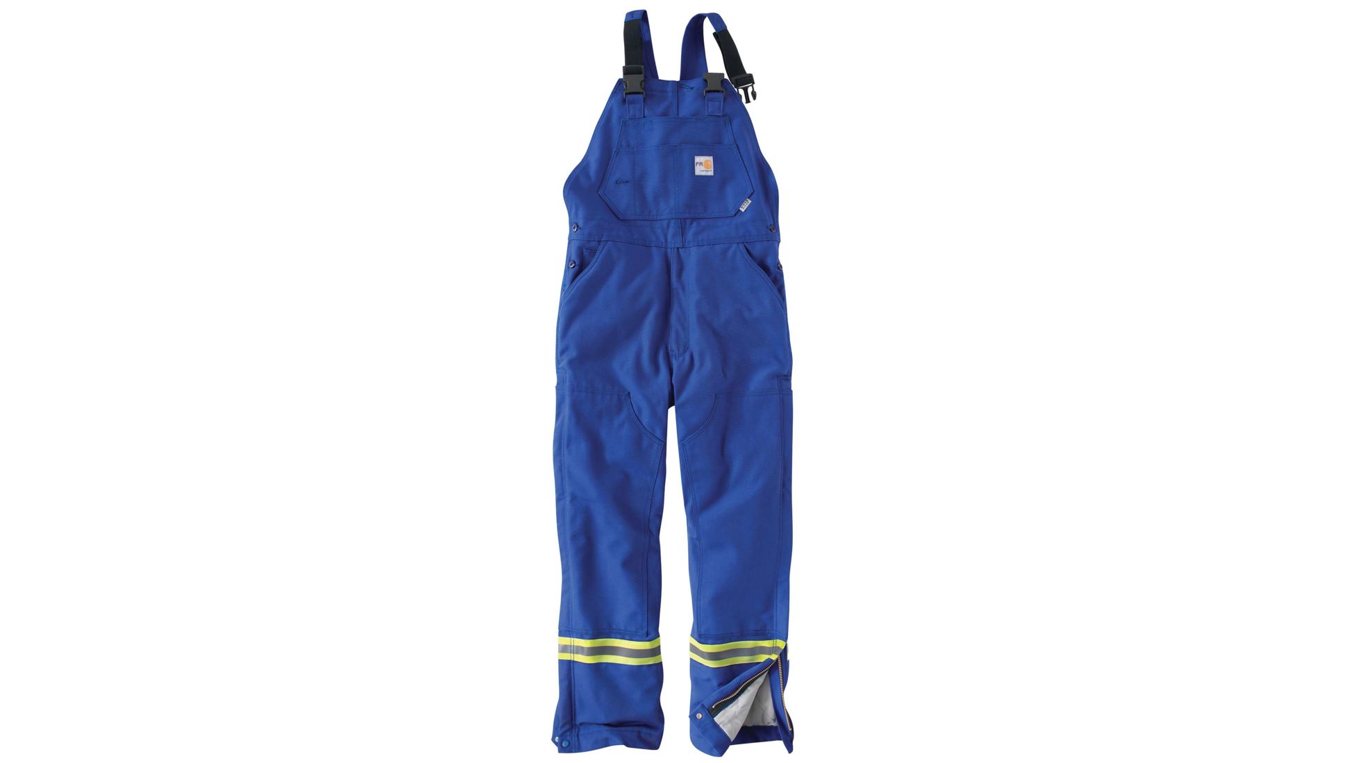 Carhartt FlameResistant Striped Duck Bib Lined Overall Free Shipping