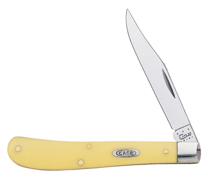 Case Folding Knives with Yellow Synthetic Handle | Free Shipping over $49!