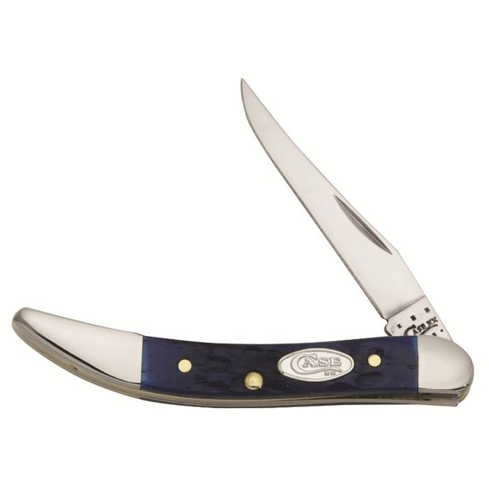 Case 610096 SS Pacific Blue Small Texas Toothpick Folding Knife | Free ...