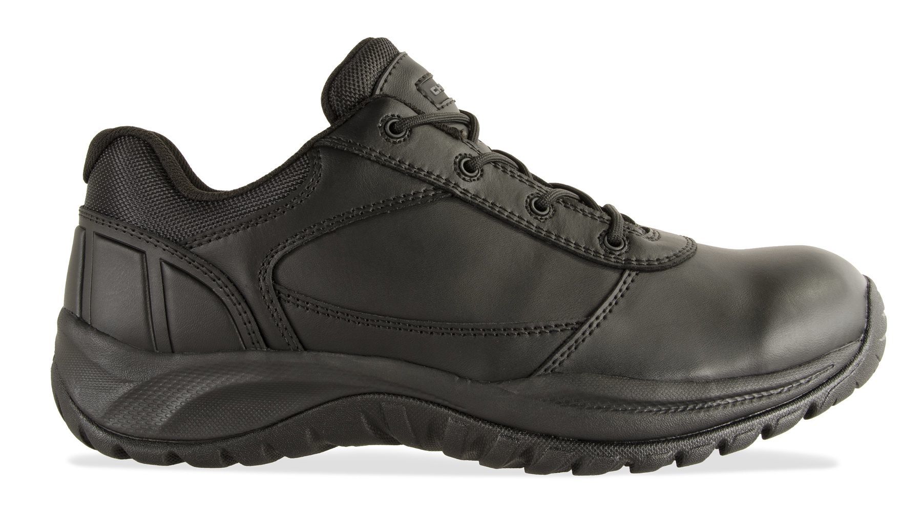 Chinook Footwear Shift Wide Width Low Height Black Leather Chinook Footwear Shift Wide Width Low Height Black Leather
