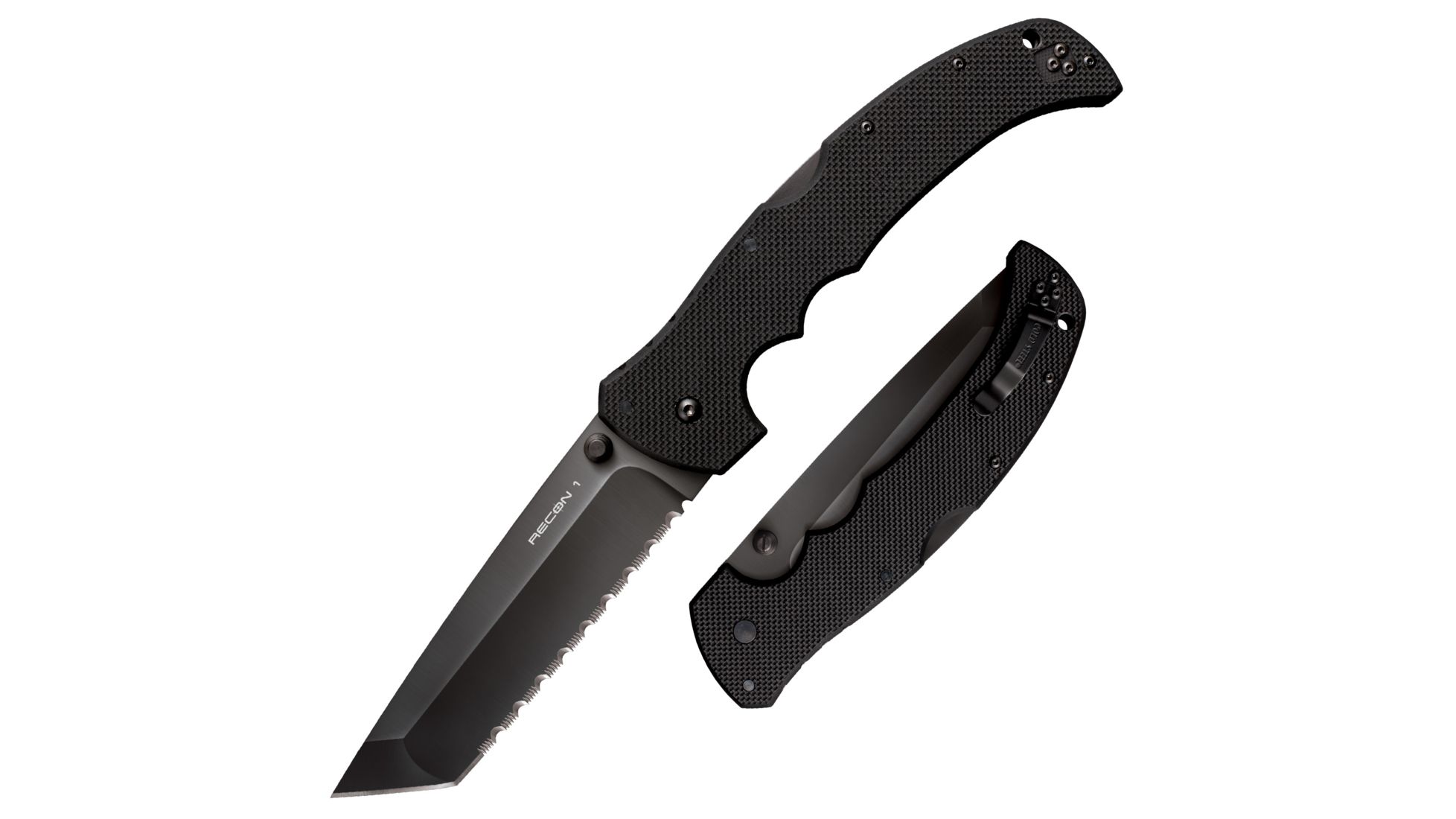 Cold Steel XL Recon 1 Tanto Point Serrated Edge Knive | Free Shipping ...