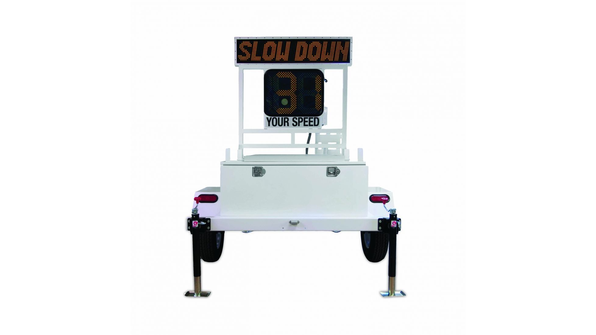 Decatur OnSite 400 Speed Radar Display Trailer w/ LED Message Board