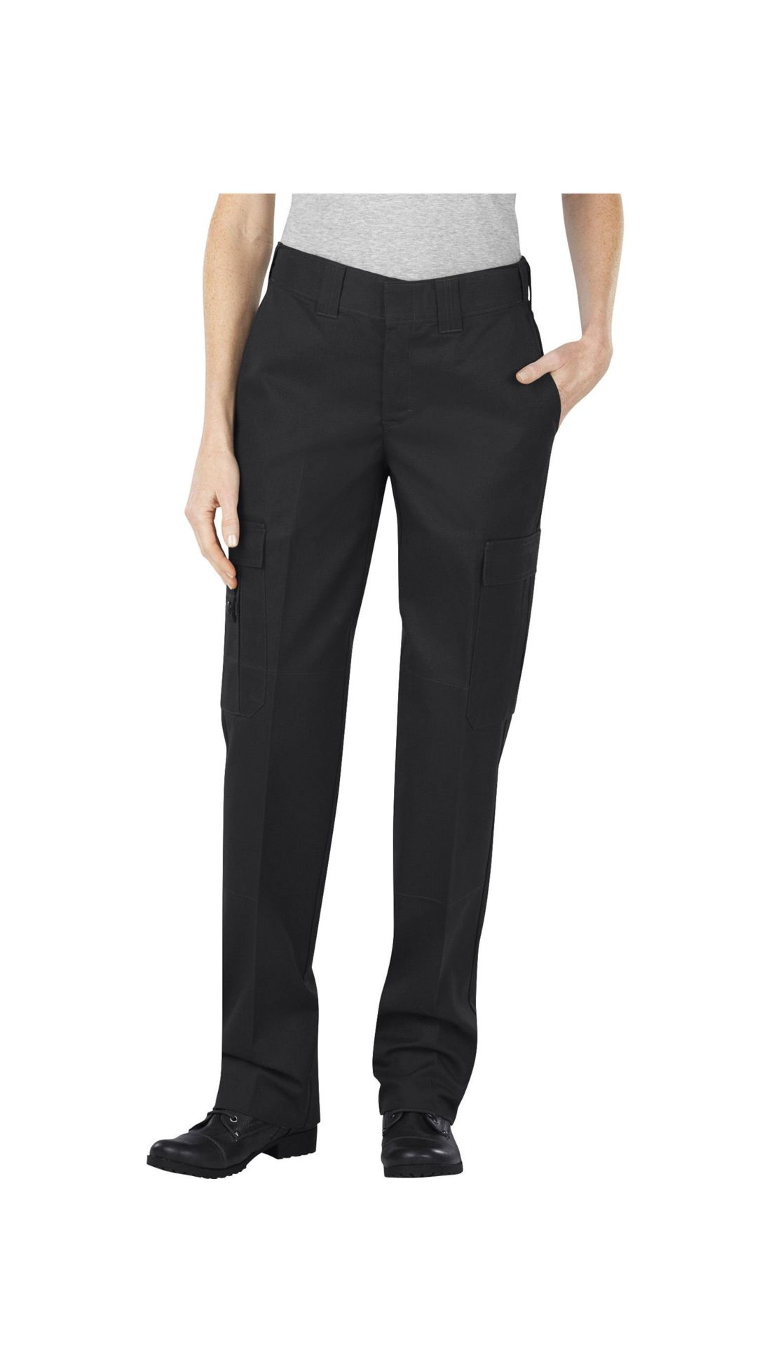 dickies flat front comfort waist flex pant