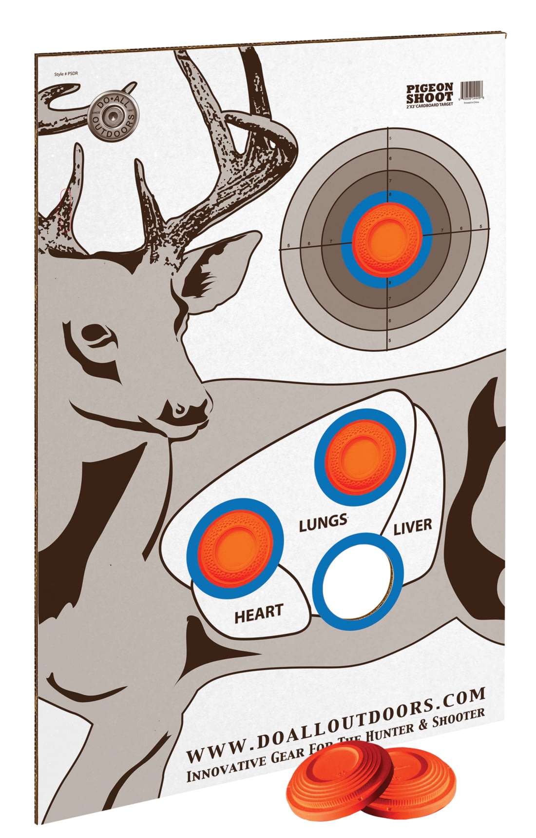 Do All Outdoors Pigeon Shoot Targets Deer Vitals Free Shipping over 49!