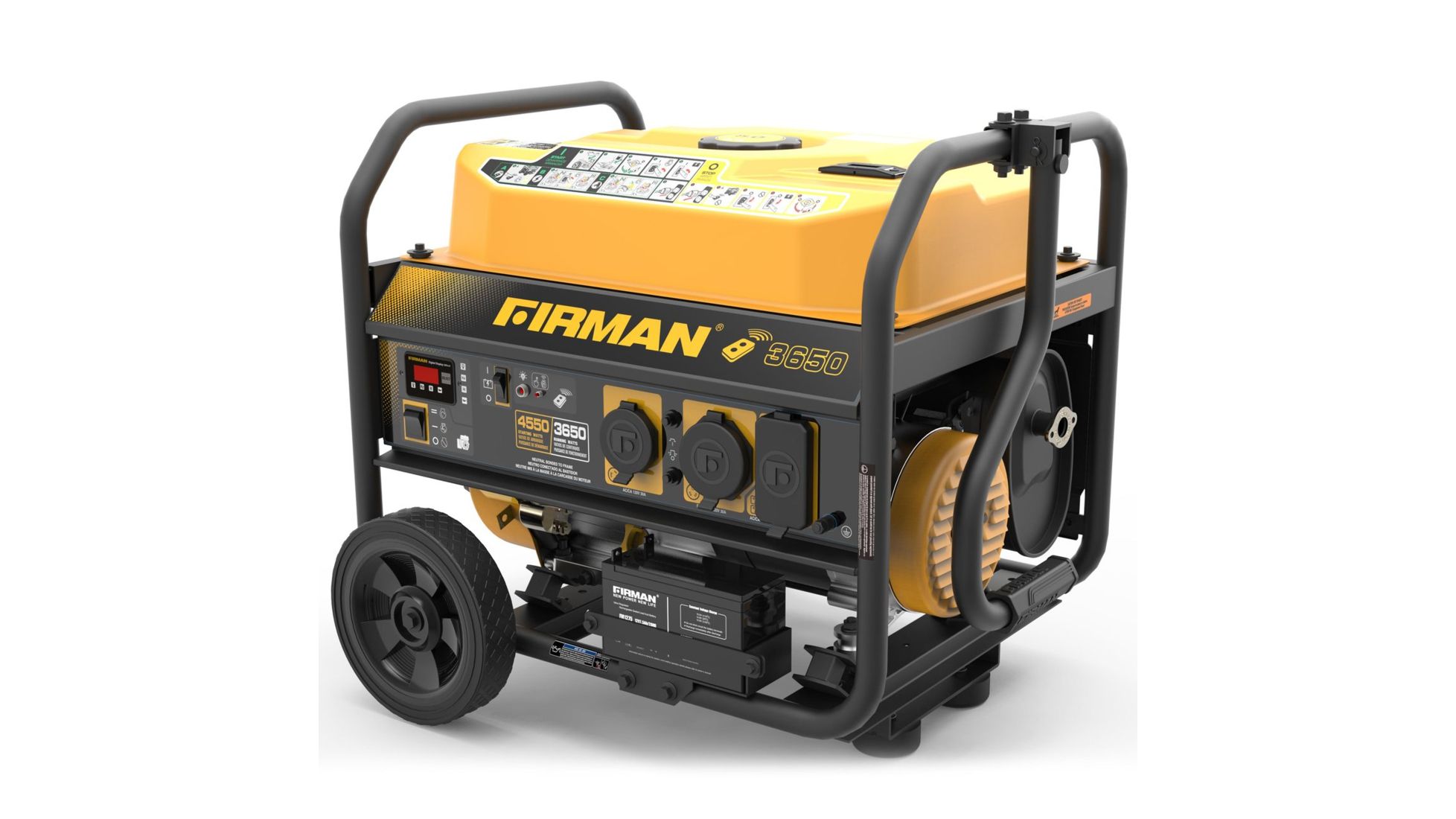 Firman Power and Equipment 4550/3650 Watt Gas Remote Start Generator