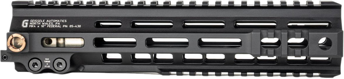 Geissele MK4 Super Federal M-Lok 10in Modular Rail - 1 out of 3 models