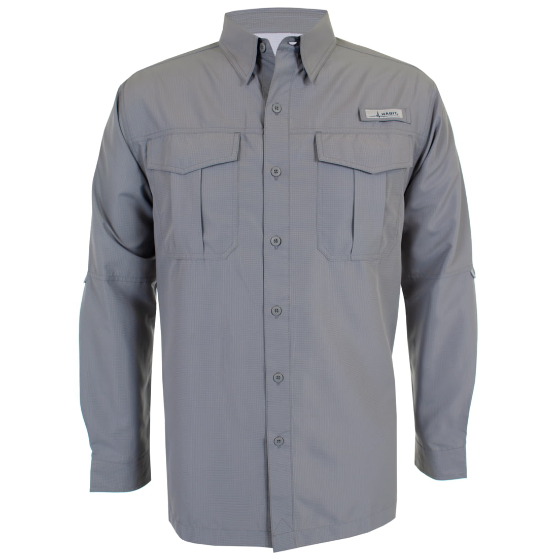 Habit Belcoast River Guide Long Sleeve Fishing Shirt - Mens | Up to 40% ...