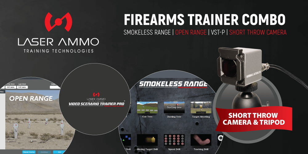 Laser Ammo Smokeless Range ShortThrow Firearms Trainer Combo 122.50