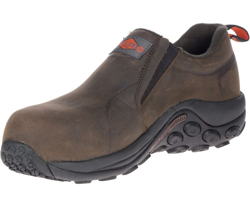 merrell men's jungle moc comp toe work shoe