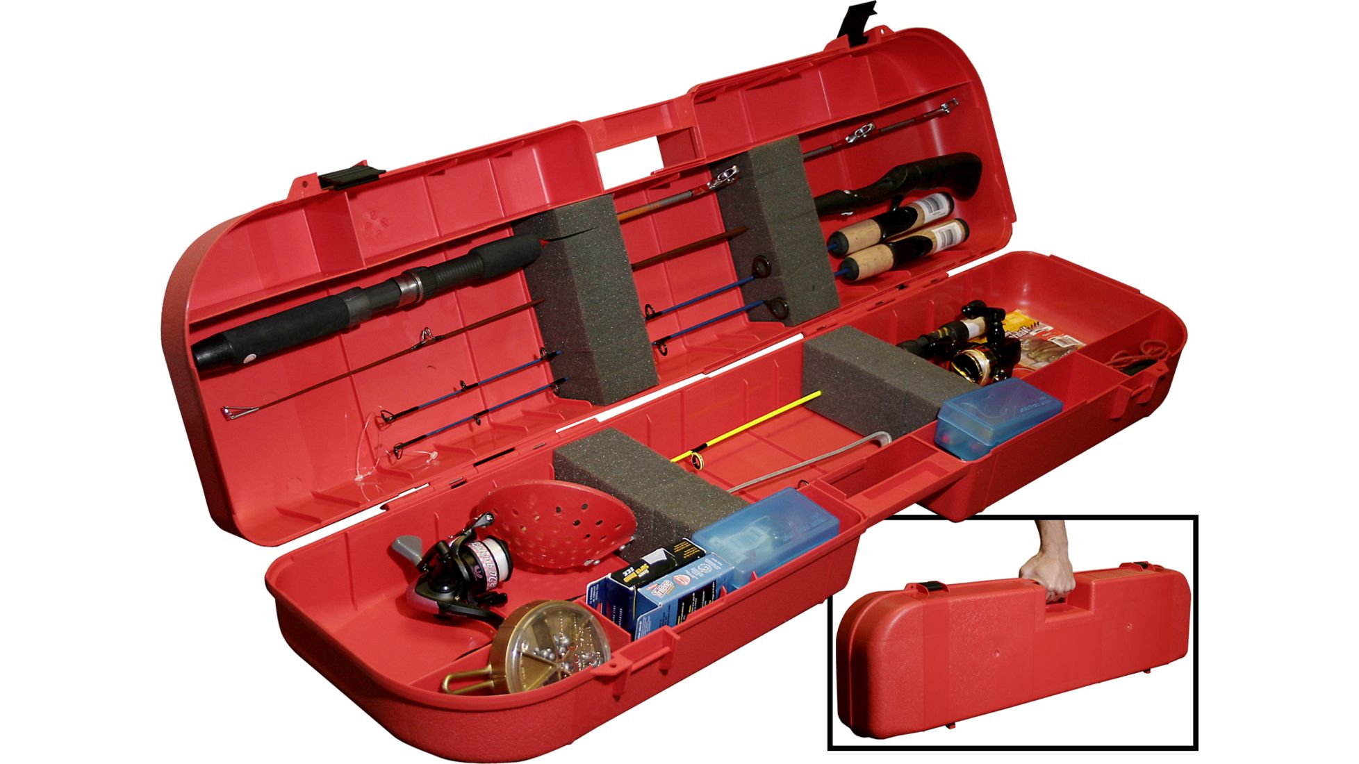 MTM Ice Fishing Rod Box Customer Rated Free Shipping